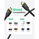 HDMI Cable UGREEN HD118 (40411) High-End HDMI Cable with Nylon Braid 3m (Black), 6 image