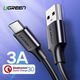 USB კაბელი UGREEN US287 (60117) USB 2.0 to USB-C date cable Black 1.5M , 2 image - Primestore.ge