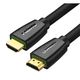 HDMI კაბელი UGREEN HD118 (40411) High-End HDMI Cable with Nylon Braid 3m (Black) , 2 image - Primestore.ge