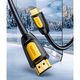 HDMI Cable UGREEN HD101 (10129) Round HDMI Cable 2m (Yellow / Black), 3 image