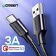 USB cable UGREEN US288 (60118) USB to USB-C Cable Nickel Plating 2m (Black), 3 image