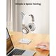 Headphone Stand UGREEN LP143 (80701) Earphone Holder Stand, Silver, 4 image