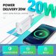Mobile phone charger UGREEN CD137 (60450) Fast Charging Power Adapter with PD 18W EU (White), 8 image