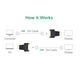 Adapter UGREEN 20123 HDMI Male to DVI (24 + 5) Female Adapter (Black), 8 image