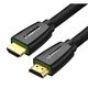 HDMI კაბელი UGREEN HD118 (40410) High-End HDMI Cable with Nylon Braid 2m (Black) , 2 image - Primestore.ge