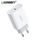 Mobile phone charger UGREEN CD137 (60450) Fast Charging Power Adapter with PD 18W EU (White)